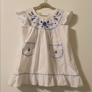 Embroidered dress - size 18-24 mo